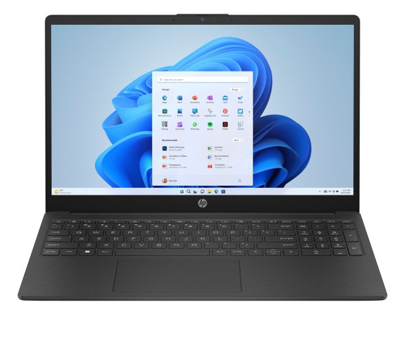 HP 15-fc0028ny Laptop 15.6'' FHD Ryzen 3 7320U 8GB 128GB SSD W11H, Jet Black