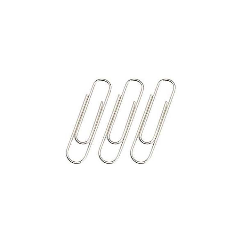 Lyreco Fold-Back Paper Clips, Black, 25mm – Pack of 12