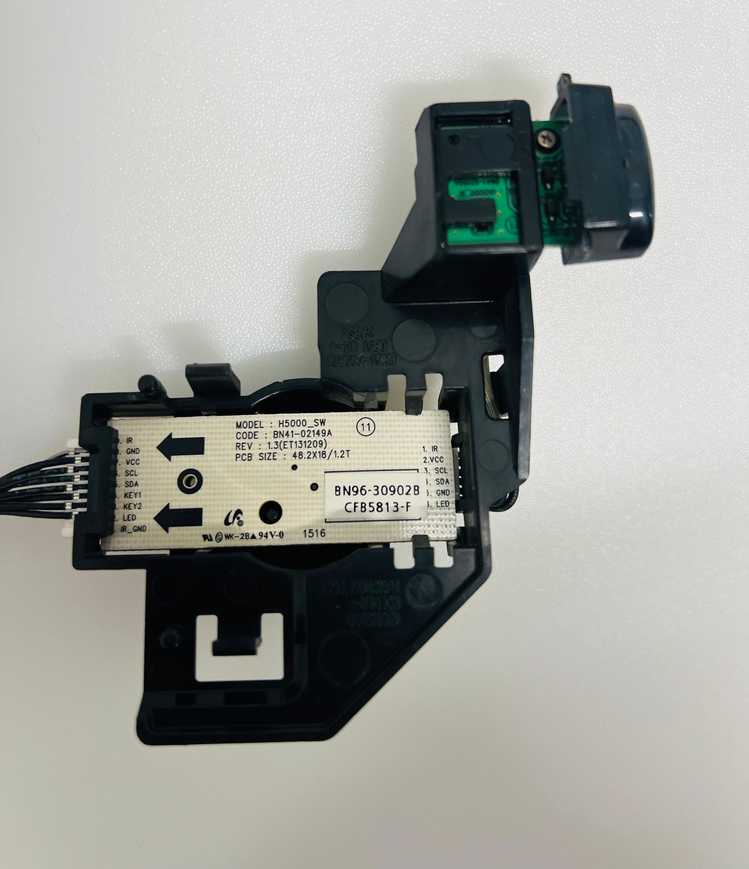 BN41-02149A BN96-30902B button board & IR sensor Samsung UE48J5100AW