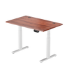Adjustable Height Table Up Up Thor White, Table top M Dark Walnut