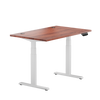 Adjustable Height Table Up Up Thor White, Table top M Dark Walnut