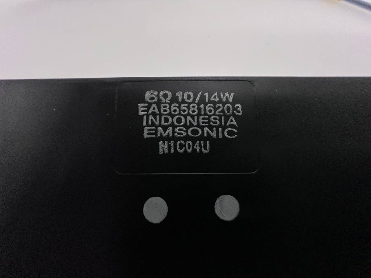 Speakers W14 EAB65816204 / EAB65816203 for LG 55UQ81003LB TV