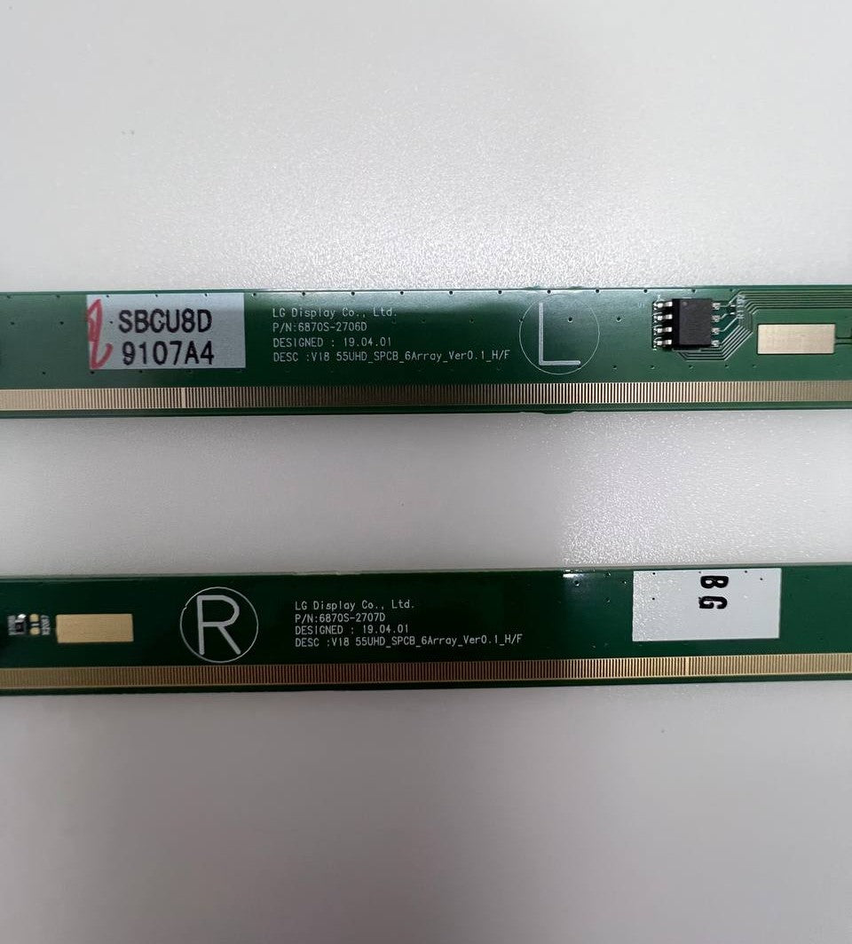 Matrix Boards 6870S-2706D / 6870S-2707D for LG 55UP81003LA TV