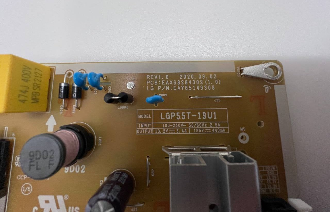 LG 55UQ75003LF Power Supply EAX68284302
