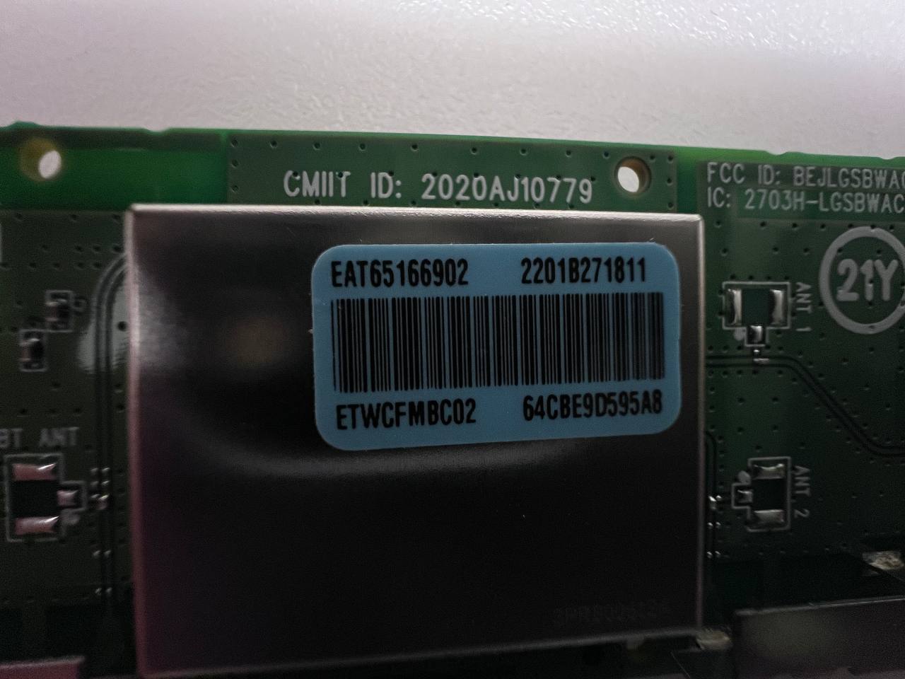 RF Module LGSBWAC03 EAT65166902 for LG 50NANO0813QA TV