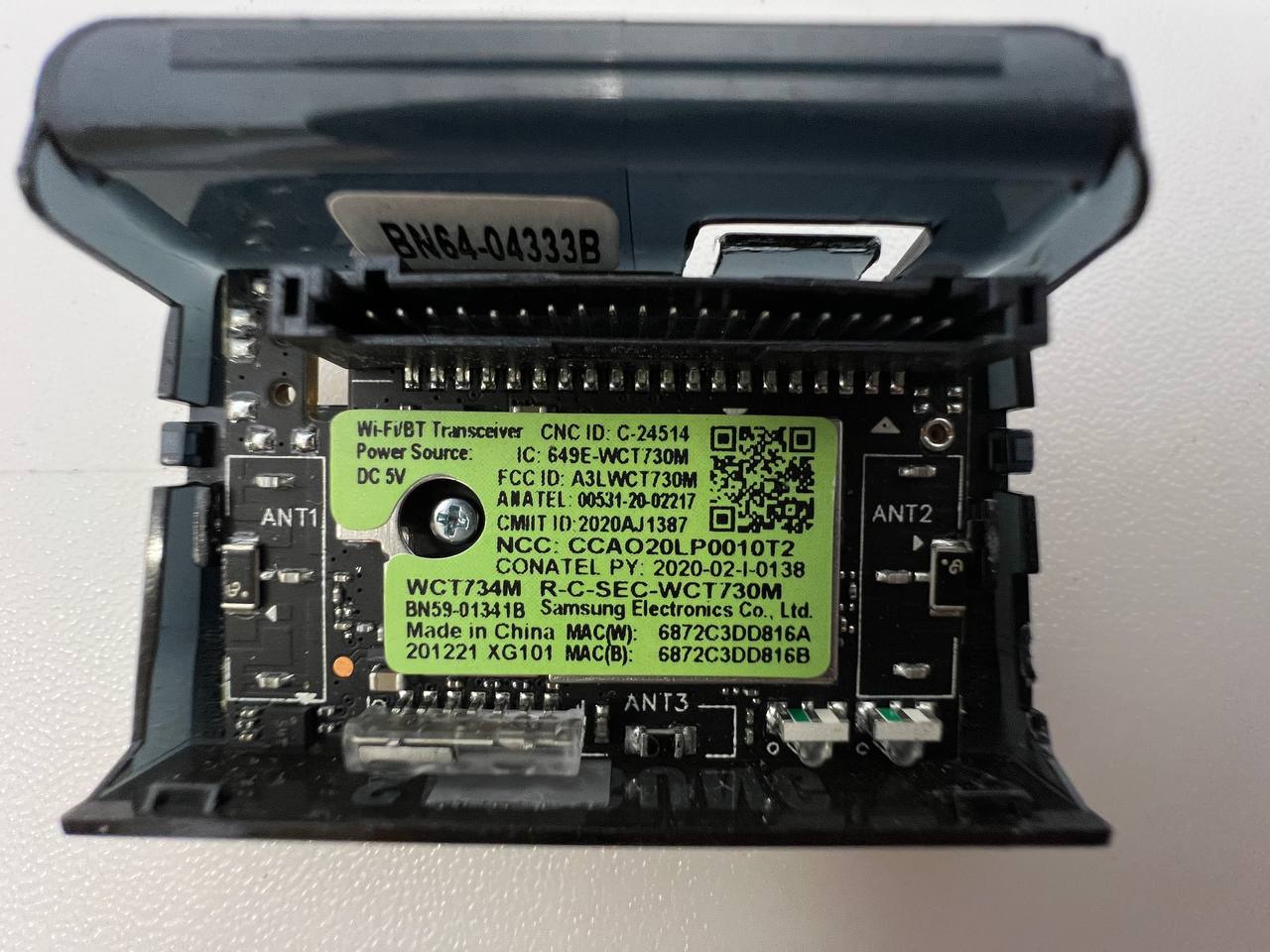 Samsung BN59-01341B WiFi | Bluetooth Transceiver Module WCT734M