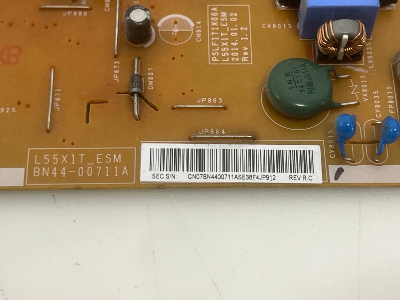Samsung TV UE55H6275SU | Power Supply Board BN44-00711A