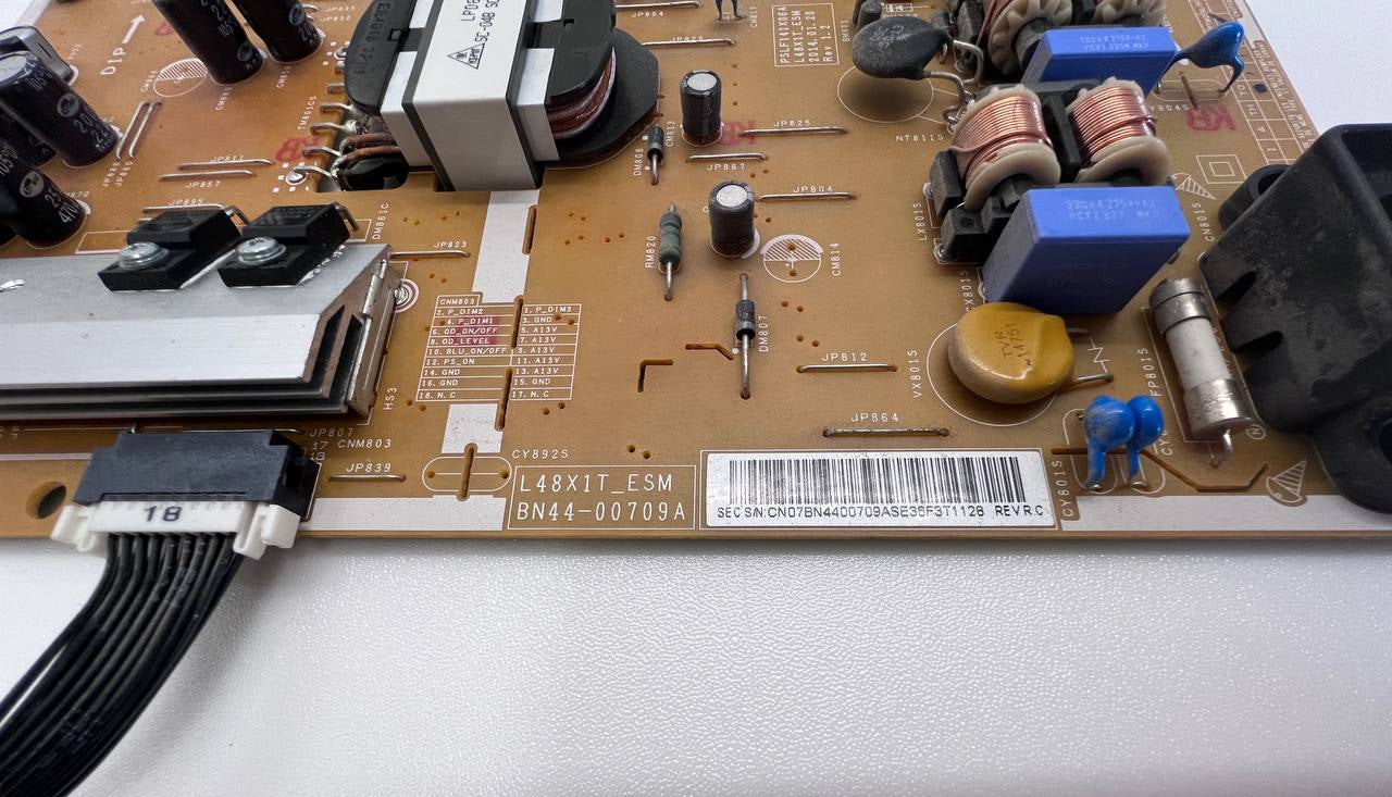 Samsung UE48H6200AW Power Supply Board BN44-00709A L48X1T_ESM