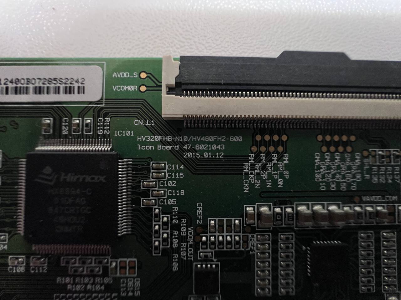 Samsung T32E310EX TV T-Con Board 47-6021043