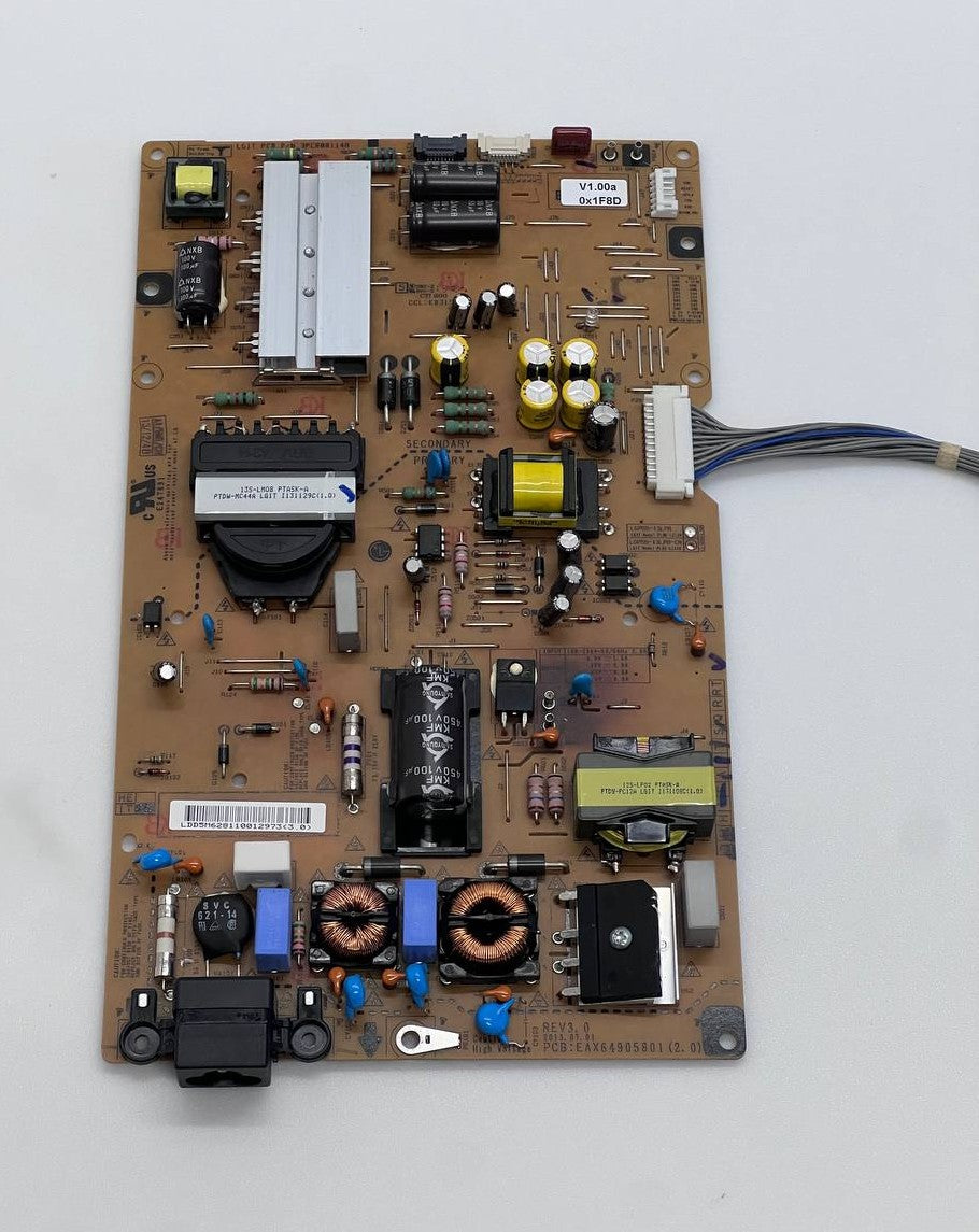 LG 55LA667V TV Power Supply Board EAX64905801 (2.0)