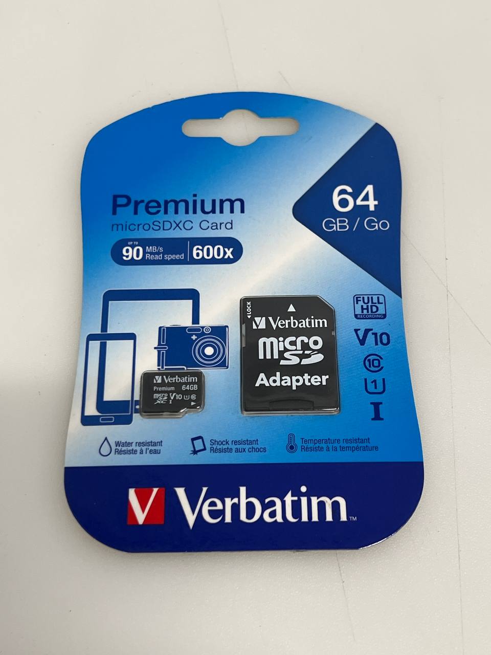 Verbatim 64GB microSDXC Memory Card