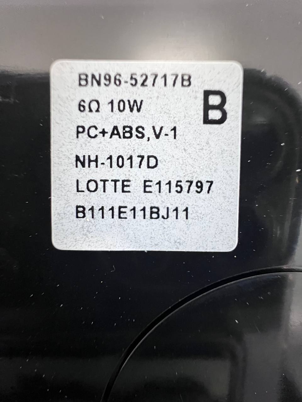 Speakers BN96-52717B for Samsung QE50L803AAU TV