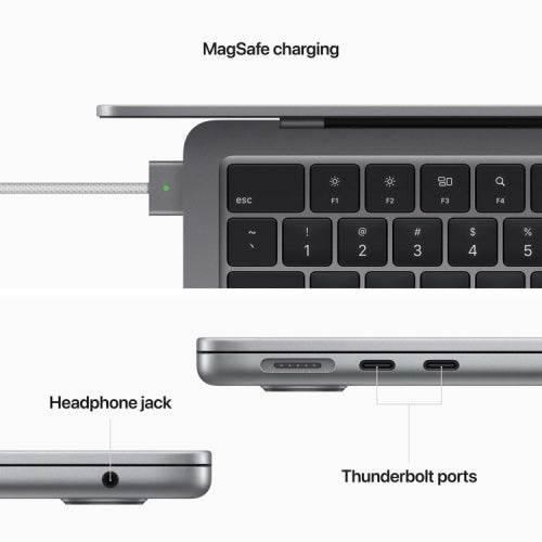 Apple MacBook Air Laptop 13.6'' M2 8 Core CPU, 8 GB RAM, 256GB SSD, Space Gray