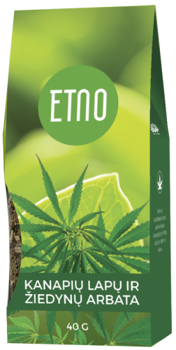 ETNO Hemp Leaf and Inflorescence Tea 40g