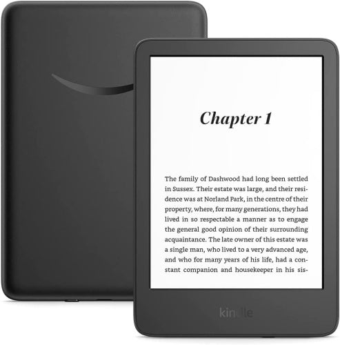 Amazon Kindle eBook Reader 6'', 16GB, Wi-Fi, Bluetooth, 2022 release, Black