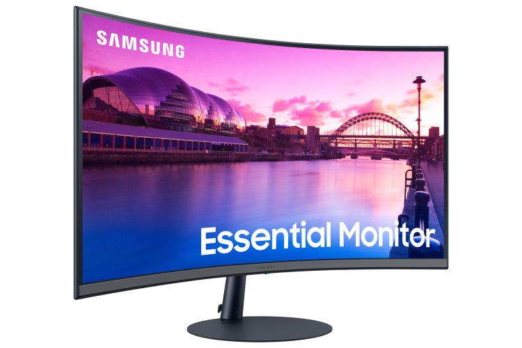 Samsung Essential S39C Monitor 27'' VA LED Curved, FHD 1920x1080, 4 ms, 250 cd/m2, 75 Hz, Black