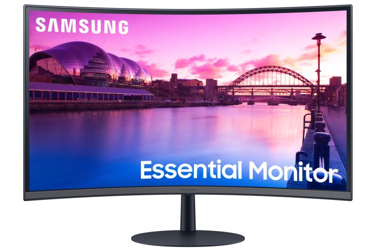Samsung Essential S39C Monitor 27'' VA LED Curved, FHD 1920x1080, 4 ms, 250 cd/m2, 75 Hz, Black