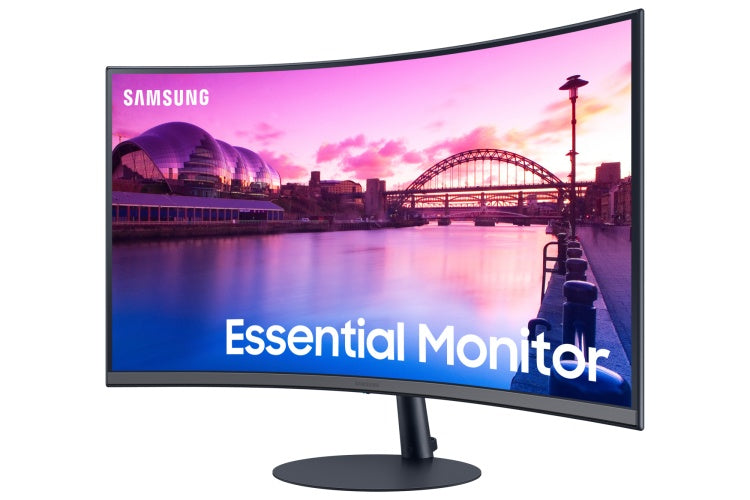 Samsung Essential S39C Monitor 27'' VA LED Curved, FHD 1920x1080, 4 ms, 250 cd/m2, 75 Hz, Black