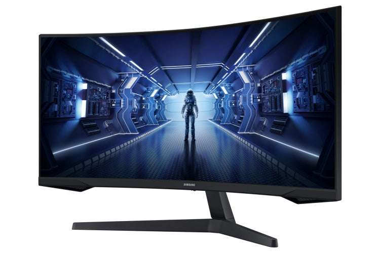 Samsung Odyssey G5 G55T Monitor 34'' VA LED Curved, UWQHD 3440x1440, 1 ms, 250 cd/m2, 165 Hz, Black