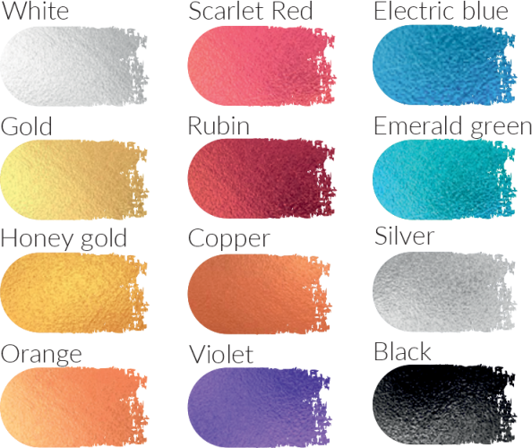 Colorino Artist Metallic Oil Pastels 12 colours