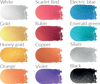 Colorino Artist Metallic Oil Pastels 12 colours