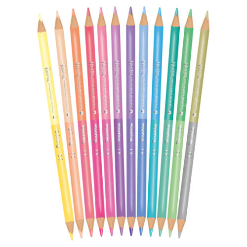 Colorino Pastel Coloured pencils 12 pcs / 24 colours