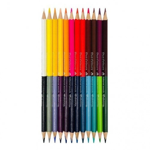 Colorino Kids Triangular coloured pencils 12 pcs / 24 colours
