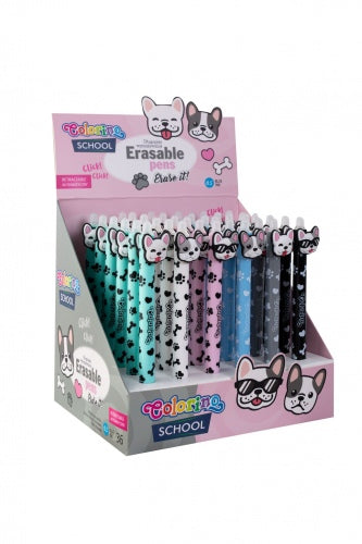 Retractable erasable pen Colorino Dogs