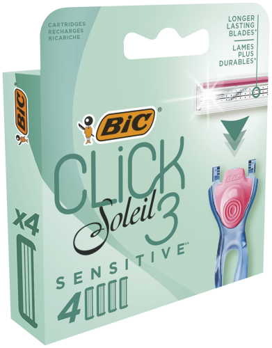 BIC Shaving heads SOLEIL CLICK SENSITIVE (4 pcs)