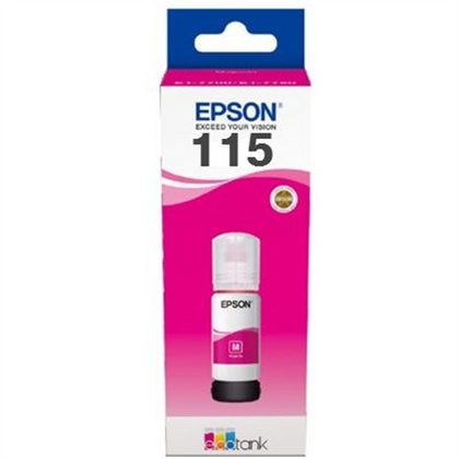 Epson 115 EcoTank (C13T07D34A) Ink Refill Bottle, Magenta