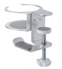 Headphone and Cup Holder, Silver
