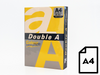 Colour paper Double A, 80g, A4, 500 sheets, GOLD