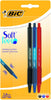 BIC Ballpoint pens SOFT FEEL CLIC GRIP 1.0 mm, Set Assorted 3 psc. 133990