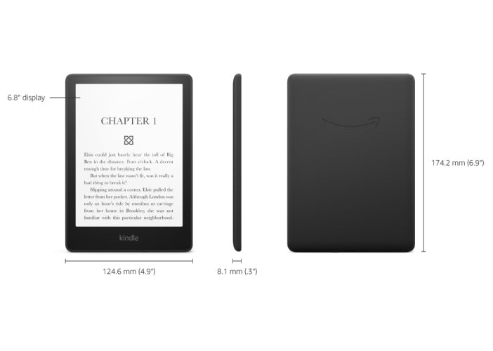 Amazon Kindle Paperwhite eBook Reader 6,8'', 16GB, 11th Gen, No ADS, Black