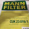 Ecost customer return Original MannFilter Cabin Filter CUK 23 019/1  Pollen Filter with Activated Ca