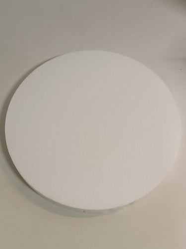 Ecost Customer Return, BELLE VOUS Polystyrene Plate Round Styrene Plates for Crafts (Pack of 6) - Cr
