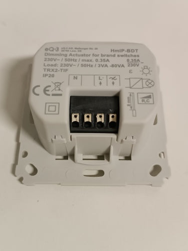 Ecost customer return Homematic IP, 143166A0, Smart Home dimmer actuator for brand switch  phase sec
