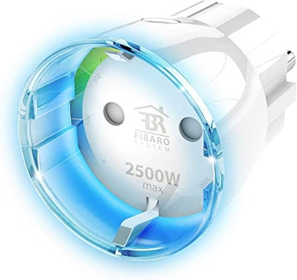 Ecost customer return FIBARO HomeKit FGBWHWPF102 Wall Plug / iOS Bluetooth Smart Switch, Socket Plug