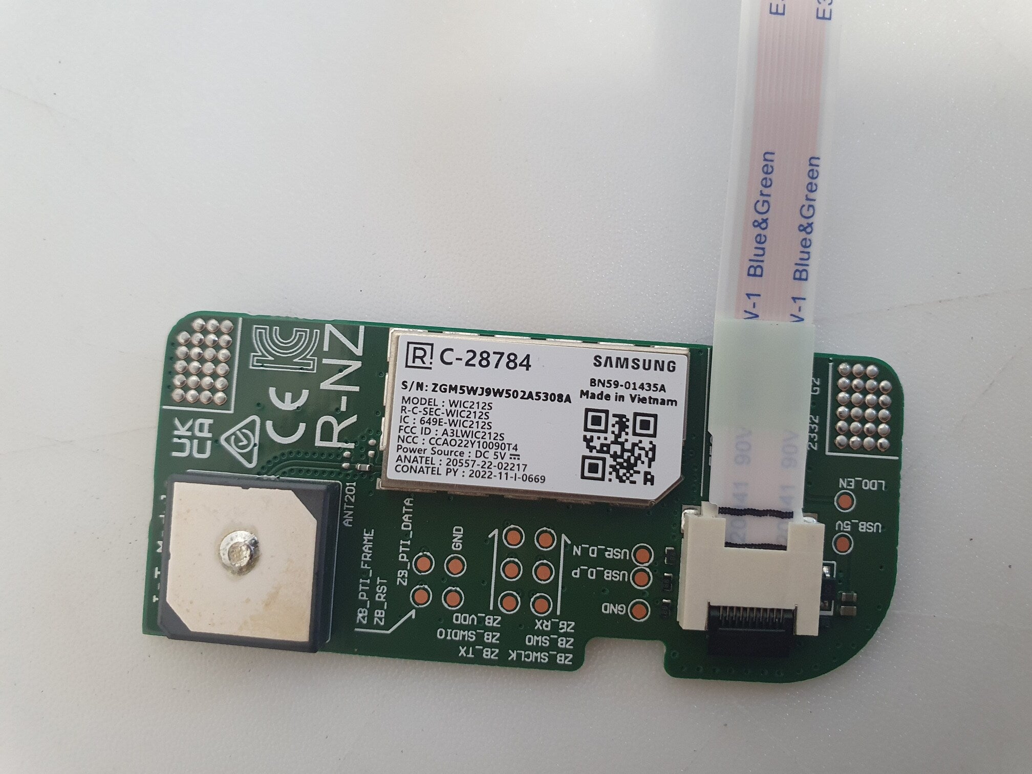 BN59-01435A WiFi Module WIC212S Samsung QE75Q60CAU