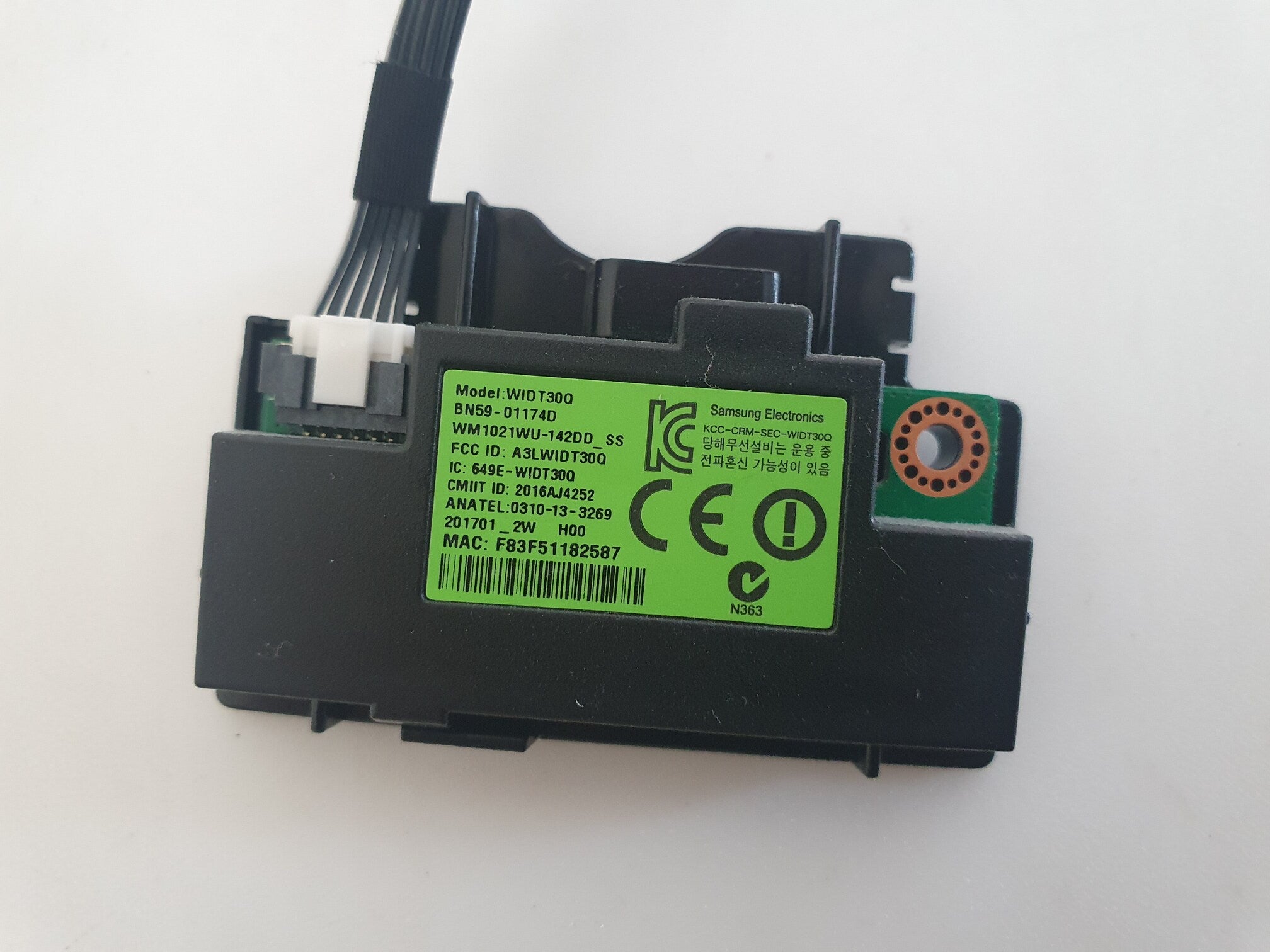 BN59-01174D WiFi Module WIDT30Q Samsung UE40KU6075U