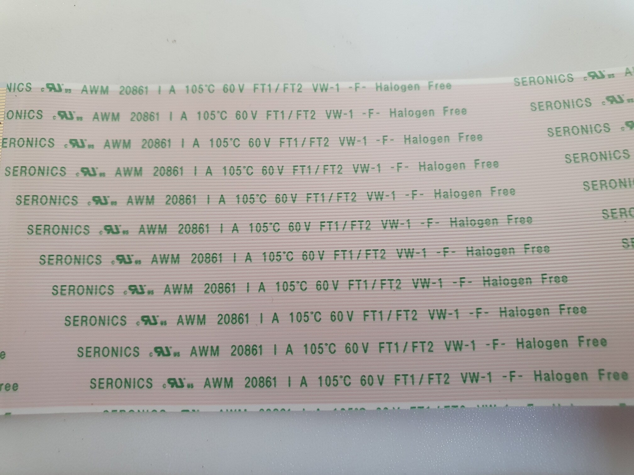 T-Con – OLED Panels lvds cables SERONICS AWM 20861 LG OLED55C7V