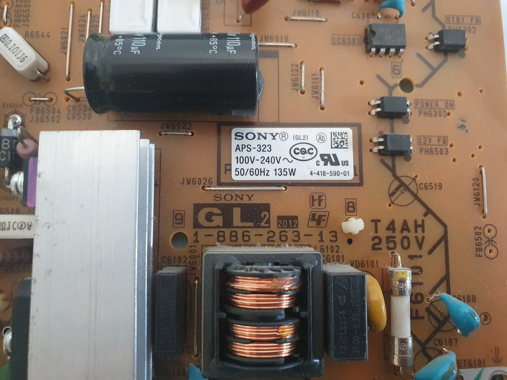 Power Supply 1-886-263-13 APS-323 Sony KDL-32EX653