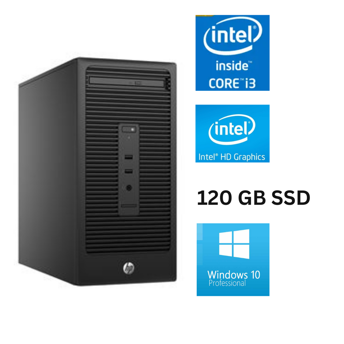 ☆HP i3-6100T 12GB 1TB Wi-Fi Win10 HP All in One Desktop 23.8 Inch Full HD (1920x1080), 6th gen