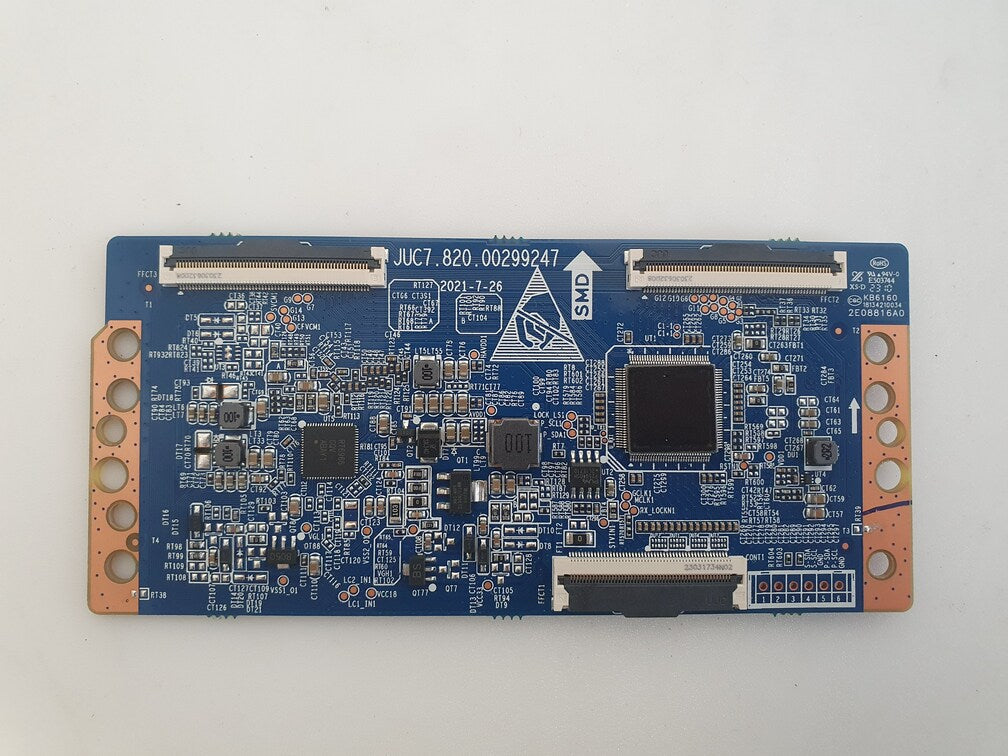 JUC7.820.00299247 T-CON BOARD CHIQ U55G7LX