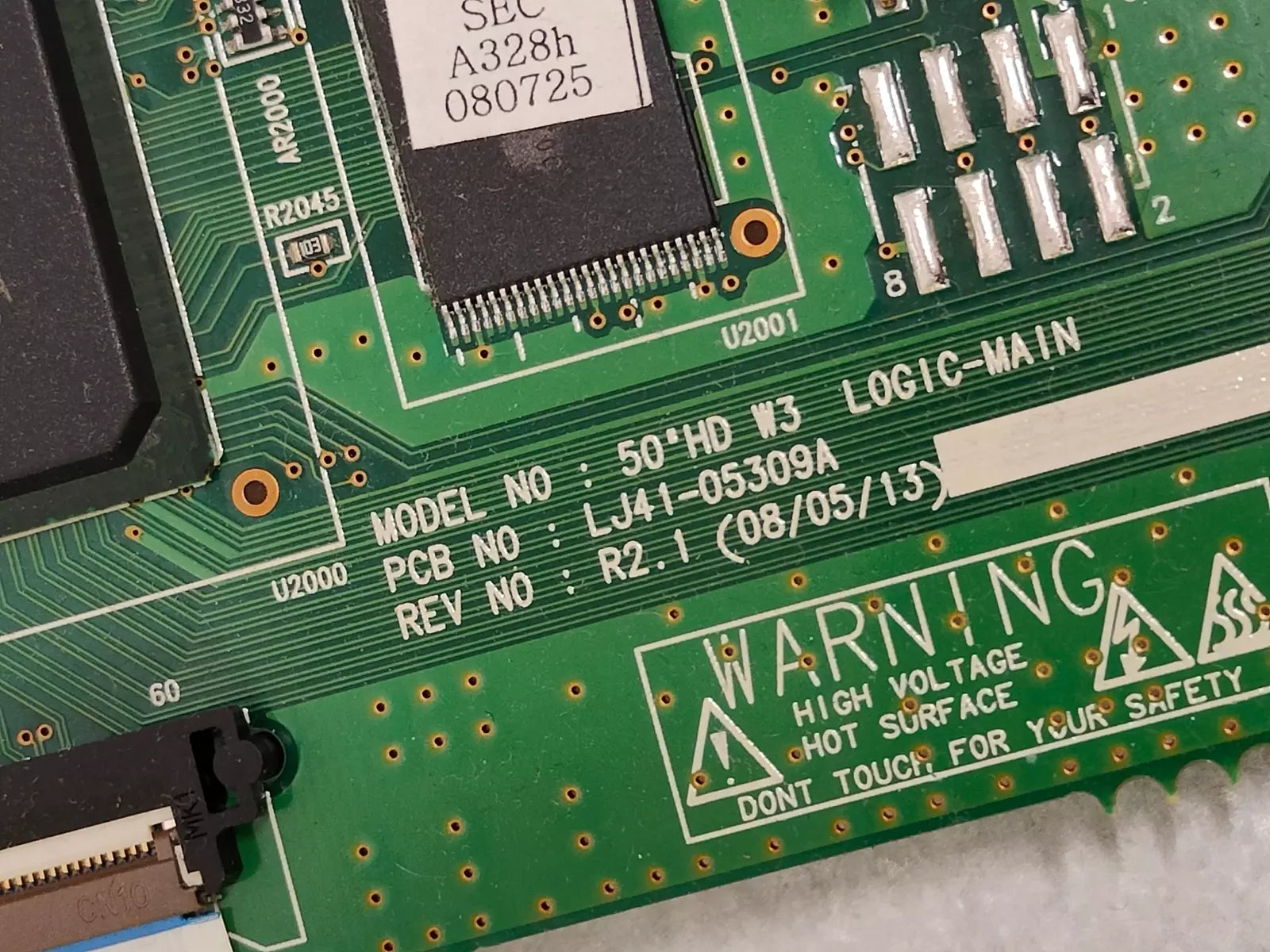 LJ41-05309A t-con board Samsung PS50A416C1C