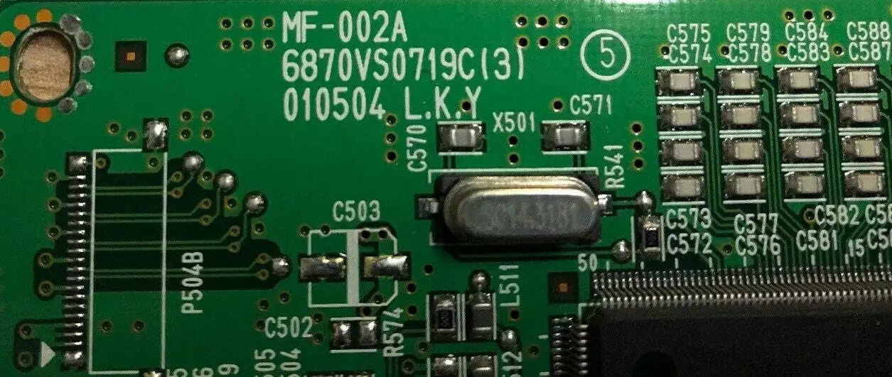 6870VS0719C (3) t-con board PHILIPS 20PFL9925