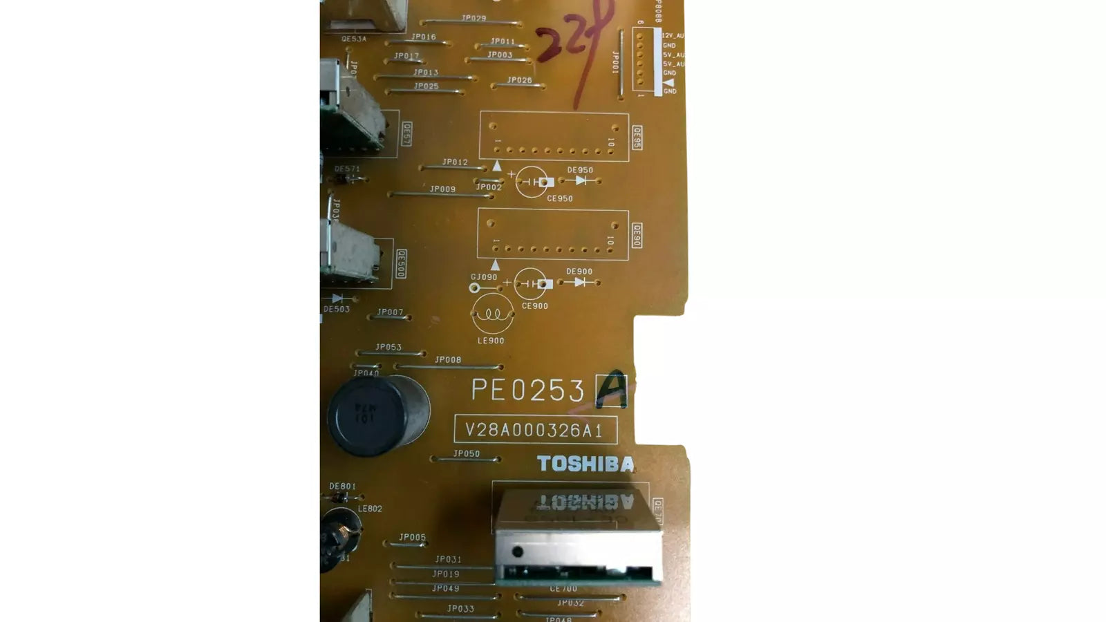 V28A000326A1 PE0253 power supply Toshiba 37X3030D