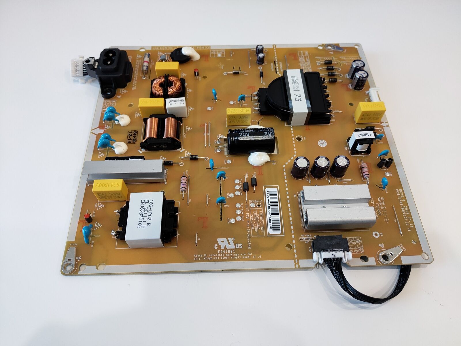 EAX67865201 power supply from LG 55UK6200PLA