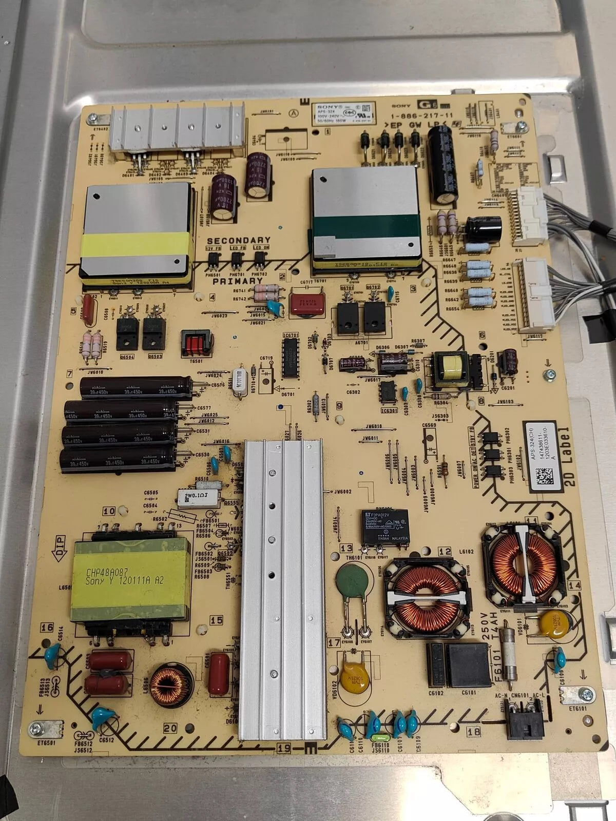 Power supply 1-886-217-11 (APS-324) SONY KDL-46HX855