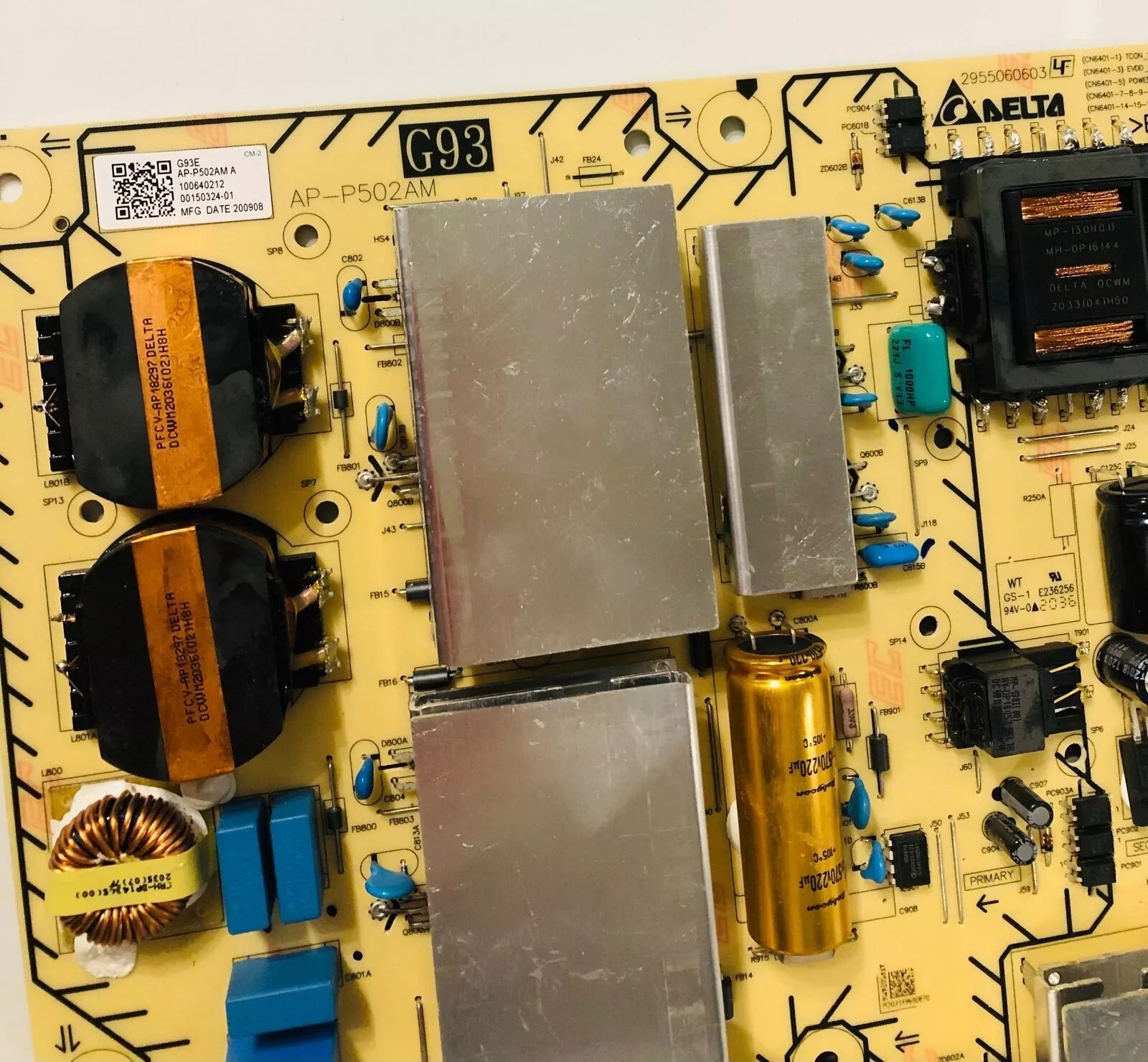 AP-P502AM 1-006-402-12 POWER SUPPLY SONY KD-65A85